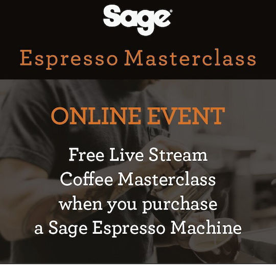 Sage Μηχανή Espresso 1600W Πίεσης 9bar Ασημί SES500BSS