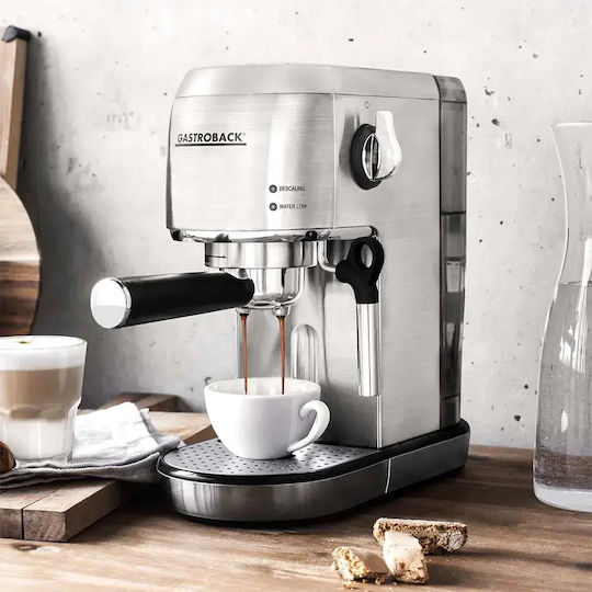 Gastroback 42716 Design Espresso Piccolo Mașină Espresso Putere 1400W Presiune 19bar Gri