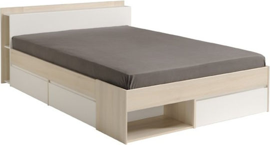 Tour Κρεβάτι Διπλό για Στρώμα 140x200cm Δρυς Tour Κρεβάτι Διπλό για Στρώμα 140x200cm Δρυς