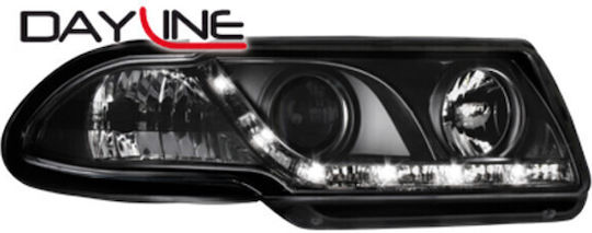 Heko Set of Windbreakers Front and Rear Car Dark Fime for Toyota Yaris Verso 5D 1999-2009 4pcs