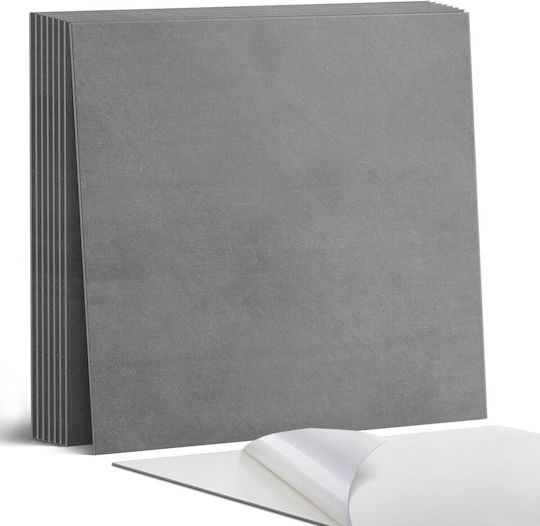 Set Vinyl Kacheln Druck Textur Unbehandelter Beton 9x30x30 Stück