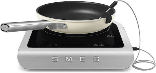 Smeg Печки за плот Индукция Единична Бял