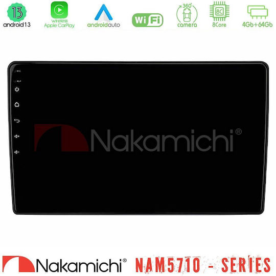 Nakamichi Ηχοσύστημα Αυτοκινήτου για Honda Jazz 2019 (Bluetooth/USB/WiFi/GPS/Apple-Carplay/Android-Auto) με Οθόνη Αφής 9"