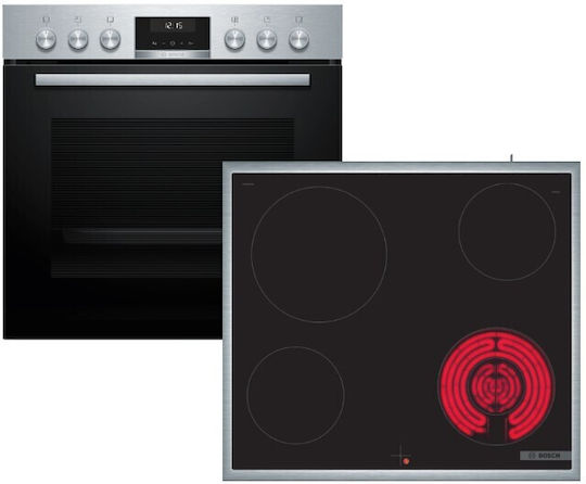 Bosch Φούρνος κάτω Πάγκου 71lt με Κεραμικές Εστίες Π59.4εκ. Inox