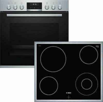 Bosch Φούρνος κάτω Πάγκου 71lt με Κεραμικές Εστίες Π59.4εκ. Inox