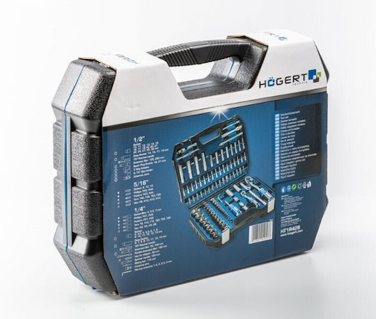 Högert Technik Καστάνια με Καρυδάκια 1\4" & 1\2" 95τμχ