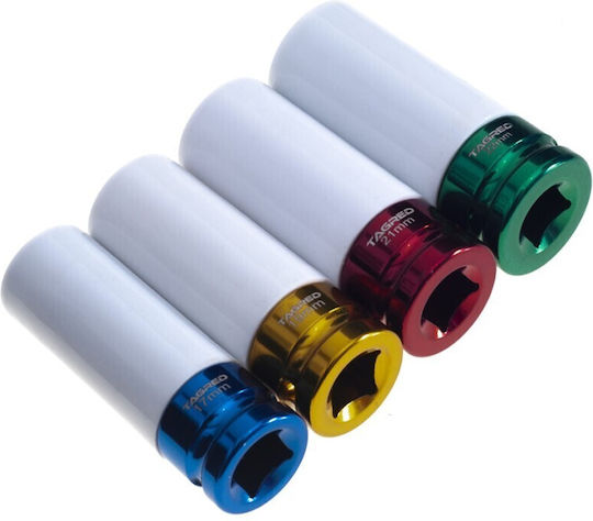 Set 4 Chei Tubulare de Impact Tagred Ta1254 1/2" 17 22 Mm Teflon