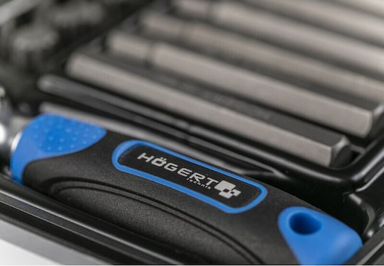 Högert Technik Ratschen- & Steckschlüssel-Sets 37Stück
