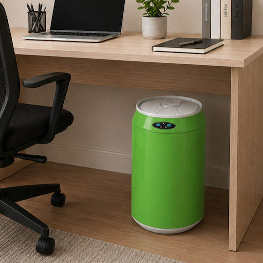 MRShome Coș De Gunoi Din Plastic Cu Senzor Verde 12lt