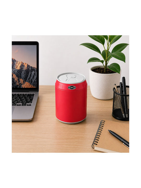 MRShome Plastic Red Waste Bin 1.5lt