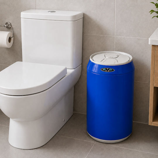 MRShome Kunststoff Mülleimer mit Sensor Blau 12lt