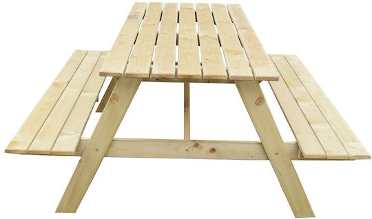 Wooden Masa pentru spații exterioare 150x150x74buc