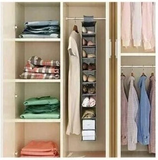 Fabric Hanging Shoe Case 30x15x120cm