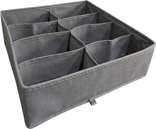 Fabric Clothing Organizer in Grey Color 32x32x10cm
