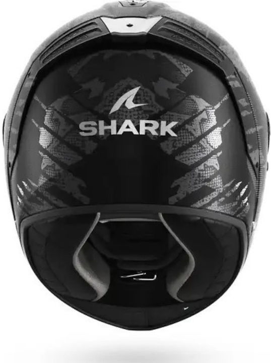 Shark Spartan RS Carbon Reptaia Mat Motorradhelm Volles Gesicht ECE 22.06 mit Pinlock und Sunvisor