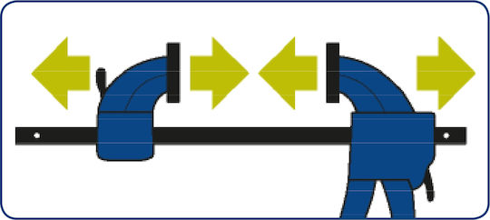 Quick-release Clamp Extol 150 Mm 165-300 Mm 715521