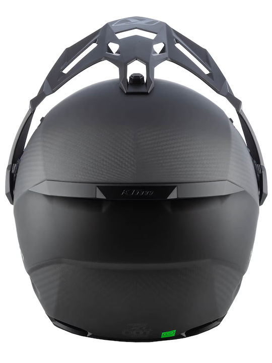Klim X1 Alpha Carbon Matte Black Motorcycle Helmet On-Off ECE 22.06 DOT 1550gr with Pinlock and Sun Visor