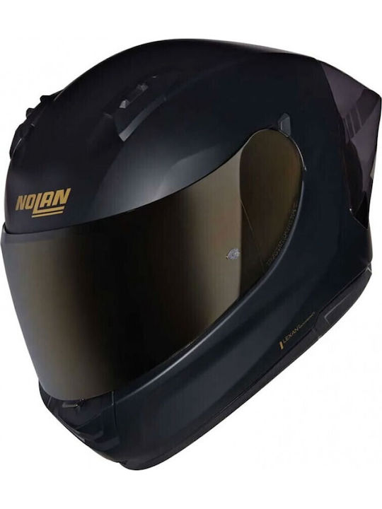 Nolan N60-6 Sport Aureo Matt Black/Gold Κράνος Μηχανής Full Face ECE 22.06 με Pinlock και Sunvisor