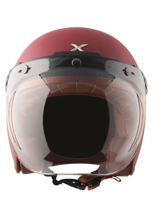 Axor Retro Матово Червена Каска за Мотор Джет ECE 22.06 1250гр