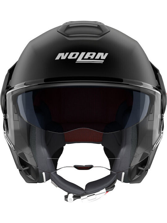 Nolan N120-1 Classico 302 Black Mat Κράνος Μηχανής Flip-Up ECE 22.06 με Sunvisor