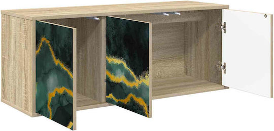TV-Ständer Wijhe Eiche M102xP33xH40cm