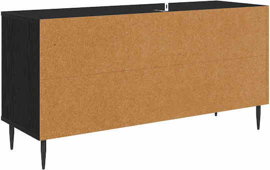 TV-Ständer Raalte Schwarz Drossel M102xP33xH51cm