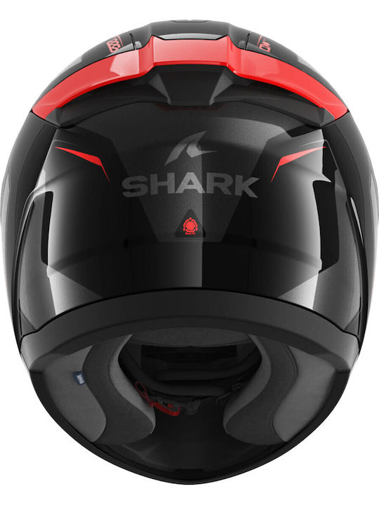 Shark Ridill 2 Mekarium Black/Anthracite/Red Κράνος Μηχανής Full Face ECE 22.06 1470gr με Sunvisor