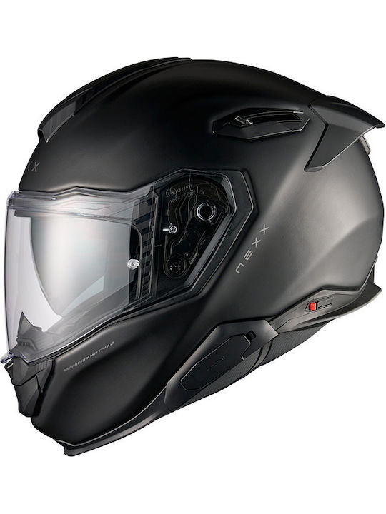 Nexx X.TR Plain Black MT Motorcycle Helmet Full Face ECE 22.06 with Pinlock and Sunvisor