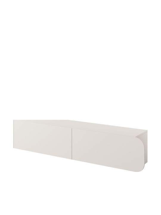 Έπιπλο Τηλεόρασης Rene 3d Μπεζ Μ240xΠ36xΥ34cm
