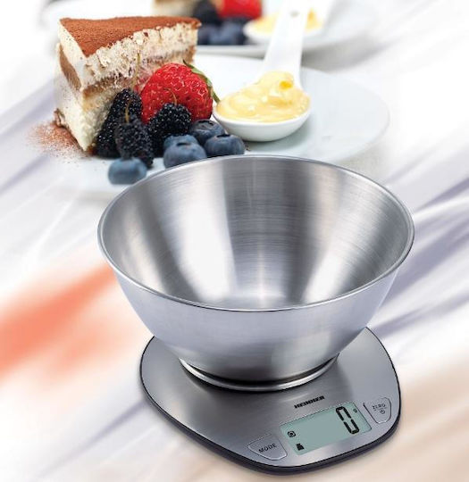 Heinner Ψηφιακή Ζυγαριά Κουζίνας με Κάδο έως 5kg Inox