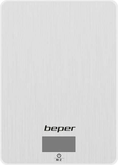 Beper Digitale Küchenwaage bis 5kg Silber
