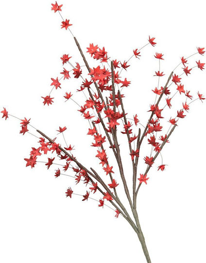 Kunstblume Zweig Foam Blume Kirsche Rot 45x105cm Verpackung 2 Stücke