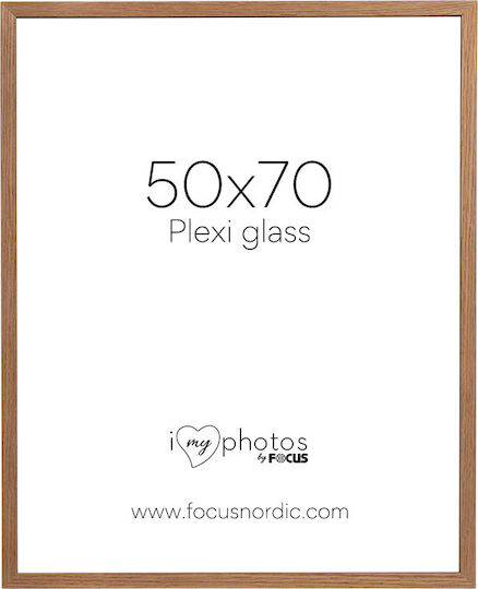 Focus Focus Soul Oak Veneer Frame 50x70 Plexi