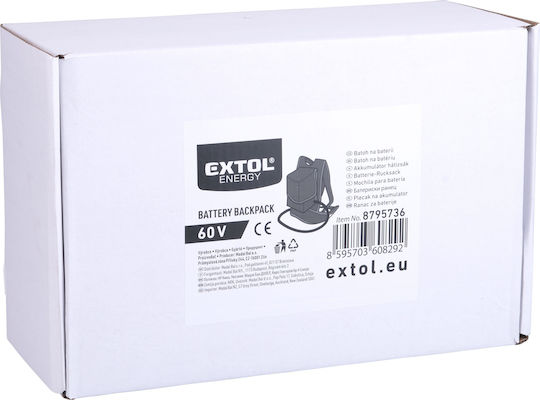 Battery Hook Extol Industrial 8795736 4ah 8ah