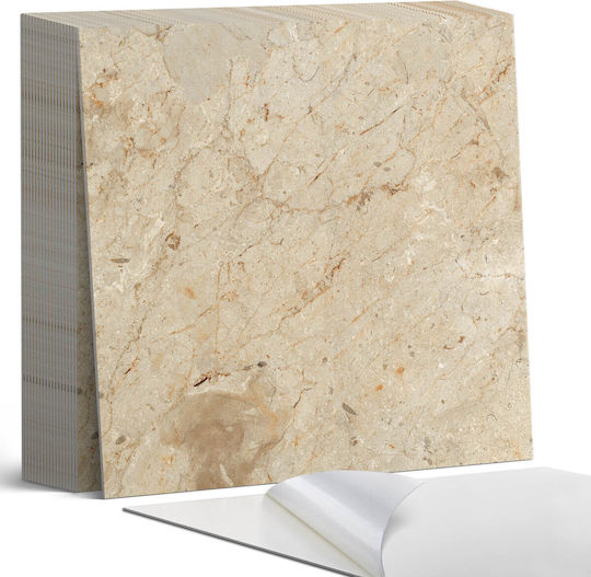 Vinyl Tiles Kitchen or Bathroom Decoration Natural Stone Design 20x20x20 cm