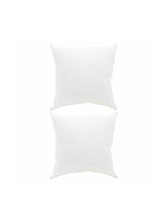 vidaXL Sofa Cushion 100% Cotton White 65x65cm
