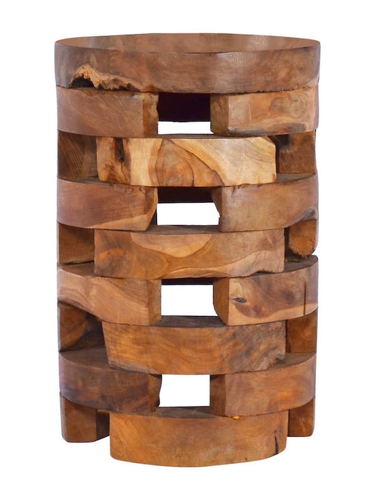 Bedside Table of Solid Wood Teak 30x30x45cm