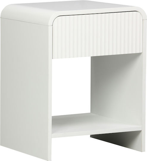 Zeplen Wooden White 40x40x53cm Zeplen Wooden White 40x40x53cm