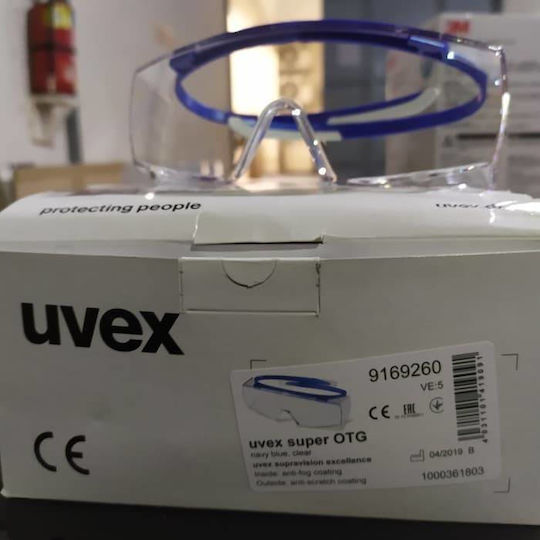 Uvex Ochelari de Protecție pentru Muncă cu Transparenți Lentile 1buc