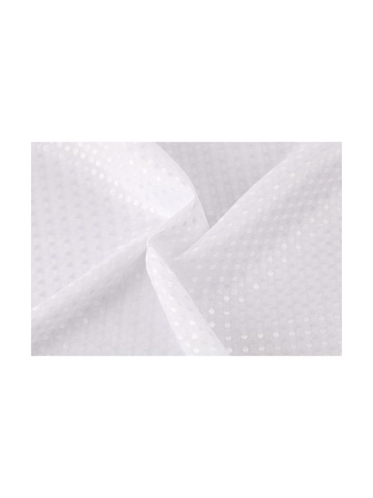 TnS TnS Fabric Shower Curtain 180x180cm White