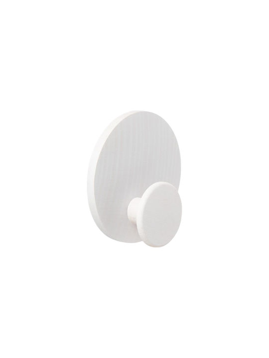 Inofix White Wall-Mounted Hook With Sticker
