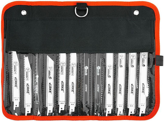 Set Lame De Ferăstrău Pendular Mixte 12 Bucăți Cutie Verke V86616