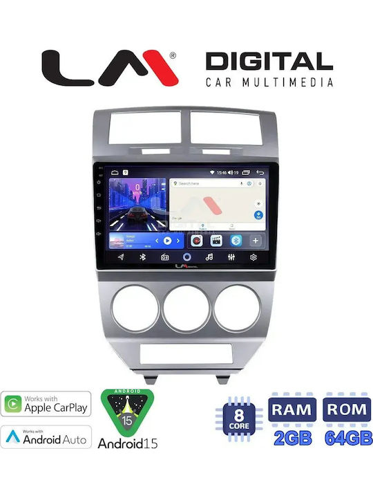 LM Digital Car Audio System Dodge Caliber 2006-2012 Bluetooth USB Wi-Fi GPS Apple CarPlay Android Auto