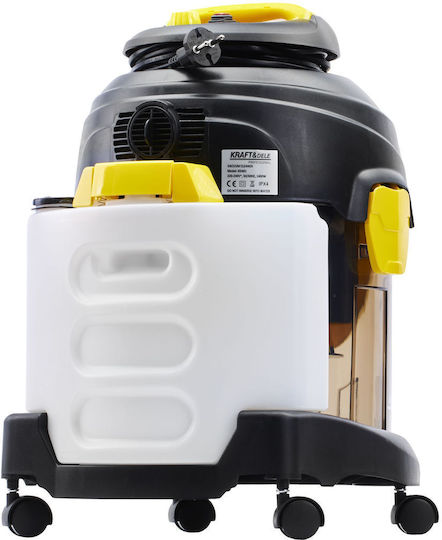 Kraft & Dele Aspirator Lichide / Solide 1400W cu Plastic Recipient 20lt