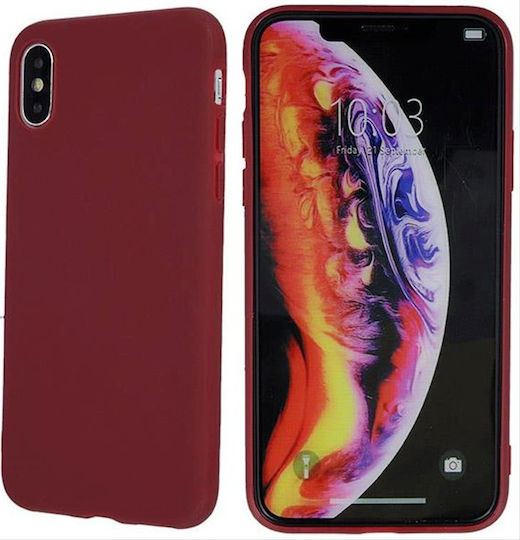 Back Cover Silicone 1.2mm Burgundy (Xiaomi Mi Note 10 Lite)