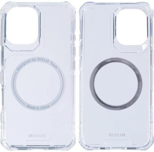 Rixus Back Cover Transparent (iPhone 16 Plus)