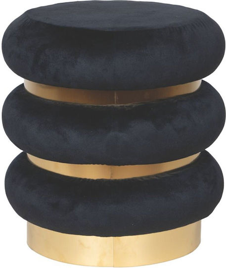 Stool For Living Room Black 41x41x40cm