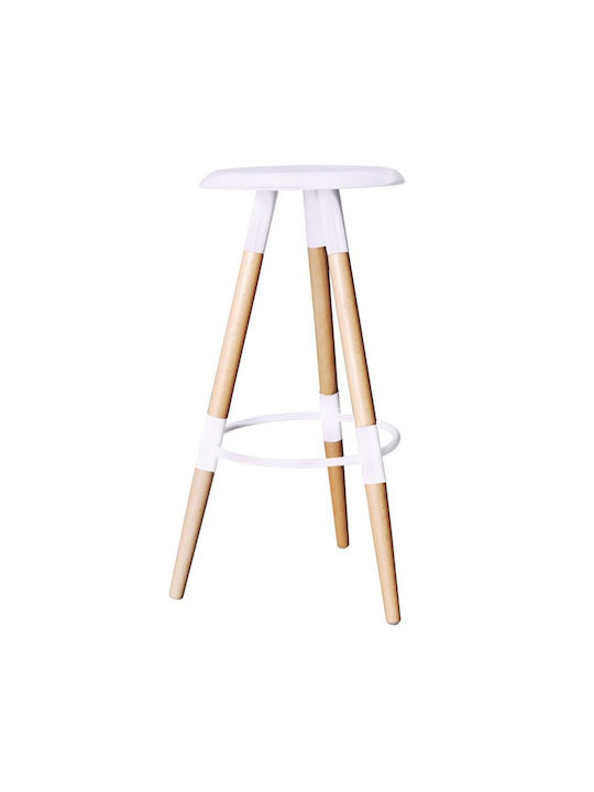 Stool Bar made of Polypropylene White 37x37x78cm