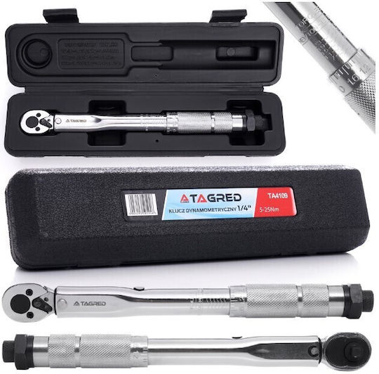 Cheie Dinamometrică Tagred Professional 1/4" 5-25 Nm