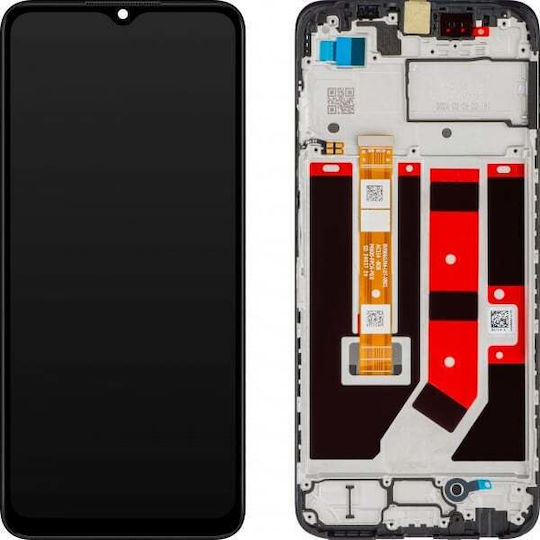 Oppo Екран със Сензорен Механизъм за A18, A38 (Черен)